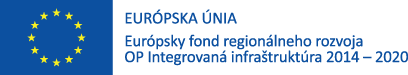 Domovská stránka Európsky Fond Regionálneho Rozvoja